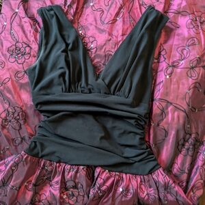 Size 6 Tea-Length Taffeta Dress - Cocktail Prom Homecoming Formal Party